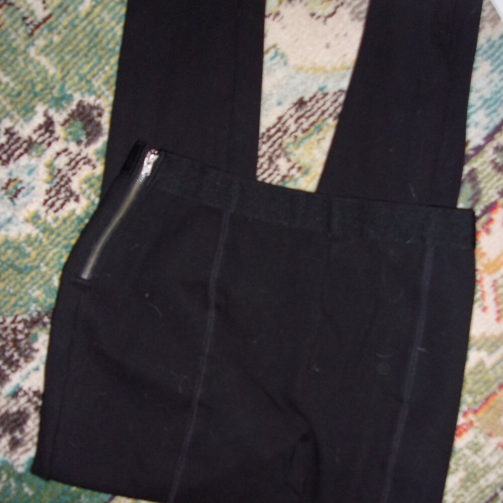 J Crew size 10 ten size large pants womens stretch black stretch casual dress